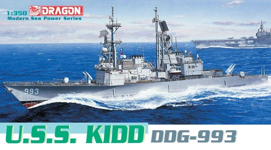 1/350 Dragon Models U.S.S. Kidd DDG-993 - 1014
