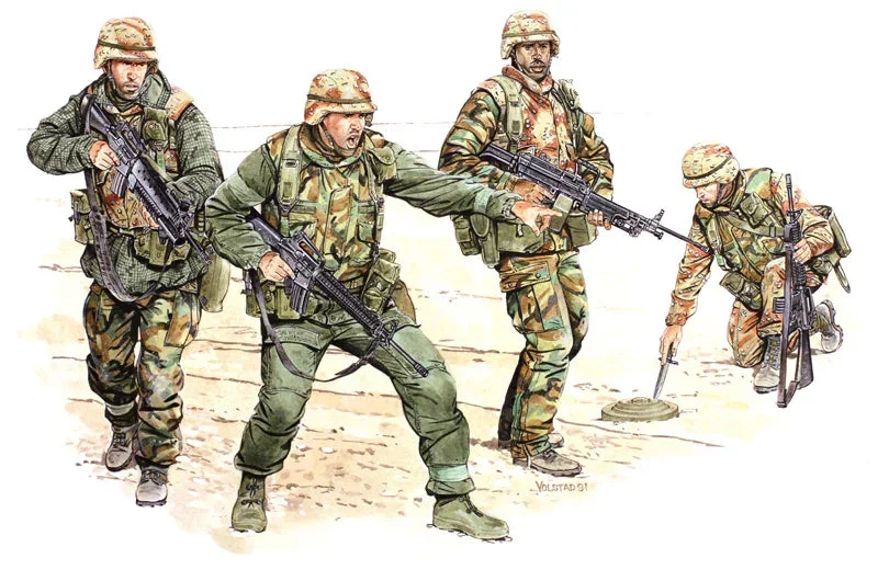 1/35 Dragon Models U.S. 1st Infantry Division 'Big Red One' - 3015