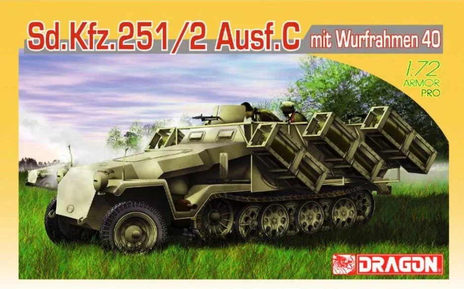1/72 Dragon Models Sd.Kfz.251/2 Ausf.C Mit Wurfrahmen 40 - 7306
