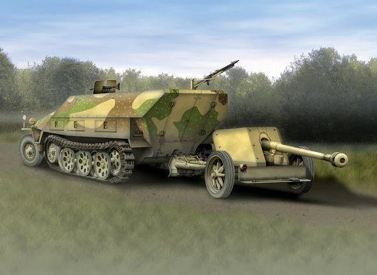 1/72 Dragon Models Sd.Kfz.251/1 Ausf.D & 7.5cm Pak 40 - 7369