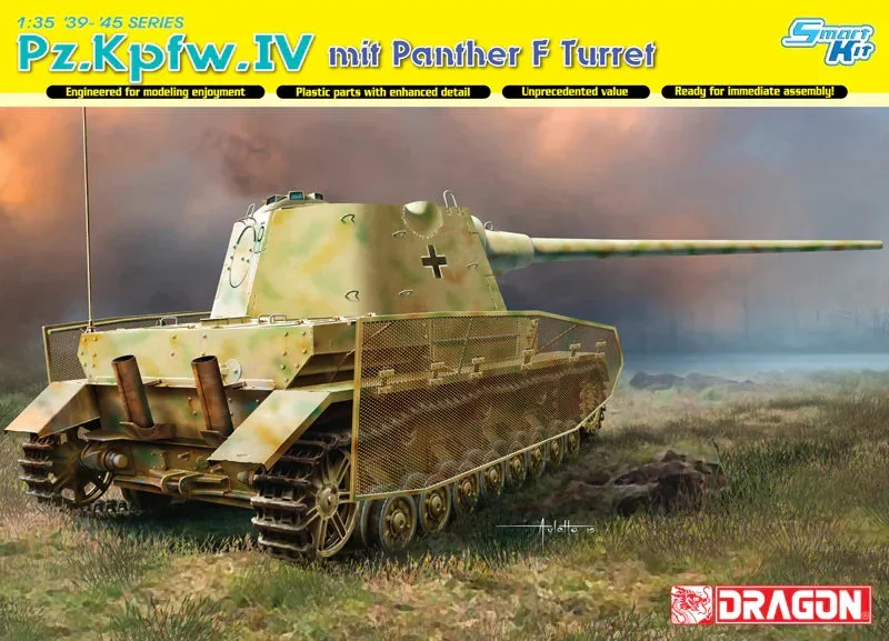 1/35 Dragon Models Pz.Kpfw.IV Mit Panther F Turret - 6824