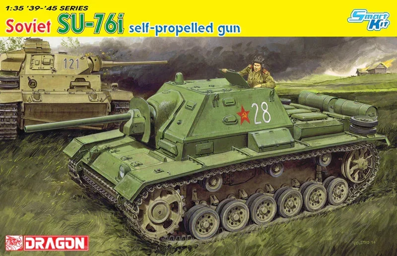 1/35 Dragon Models Su-76i Smart Kit - 6838