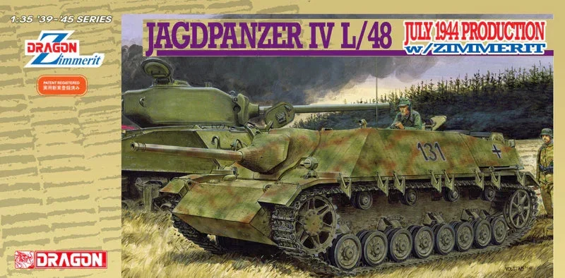 1/35 Dragon Jagdpanzer IV L/48 July 1944 Production w/Zimmerit-6369