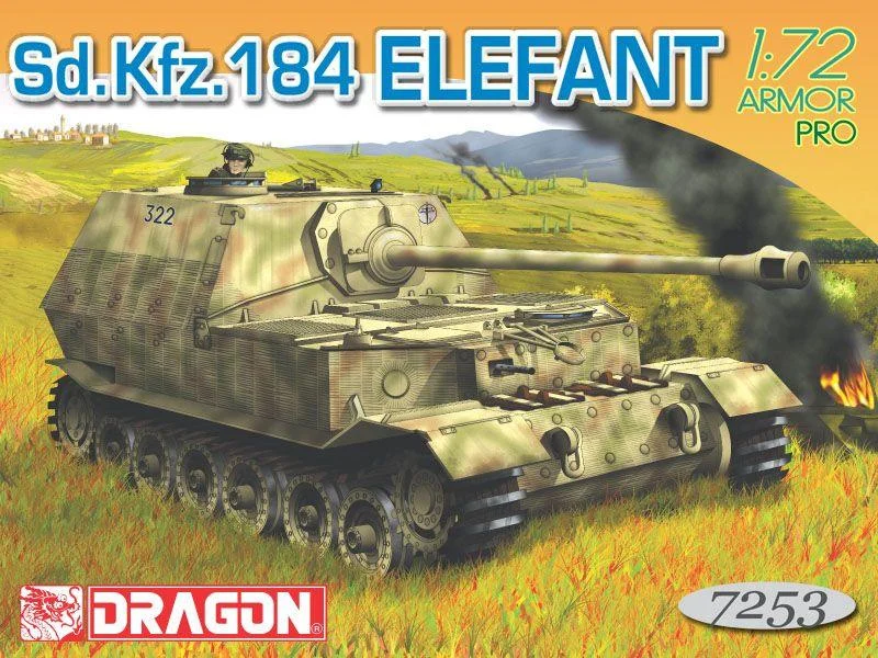 1/72 Dragon Models Sd.Kfz.184 Elefant - 7253