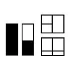 Plastruct O gauge Door & Window Set (1 per pack)