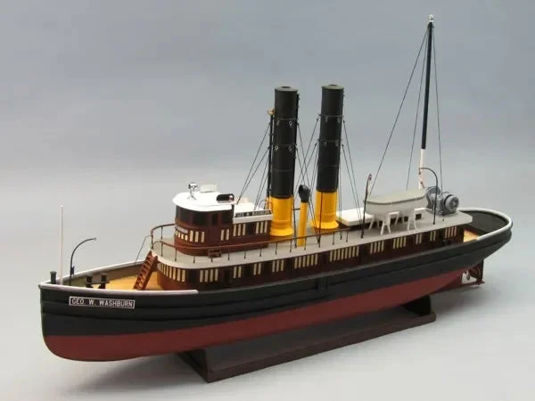 1/48 Dumas The George W Washburn Tugboat Kit - 1260