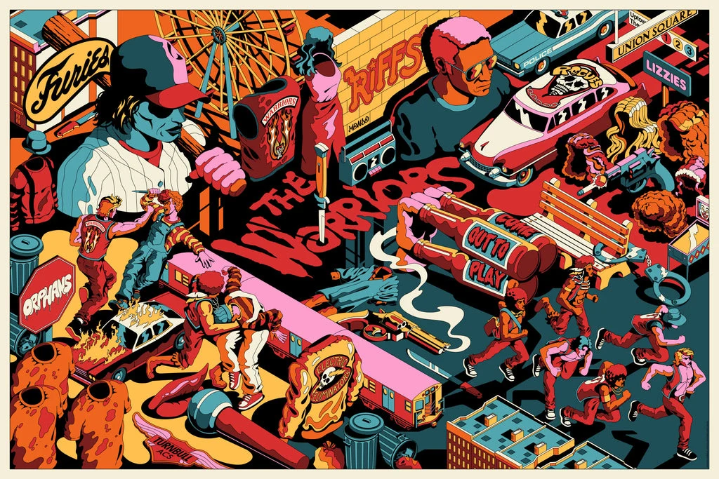 The Warriors Poster - Dave Arcade