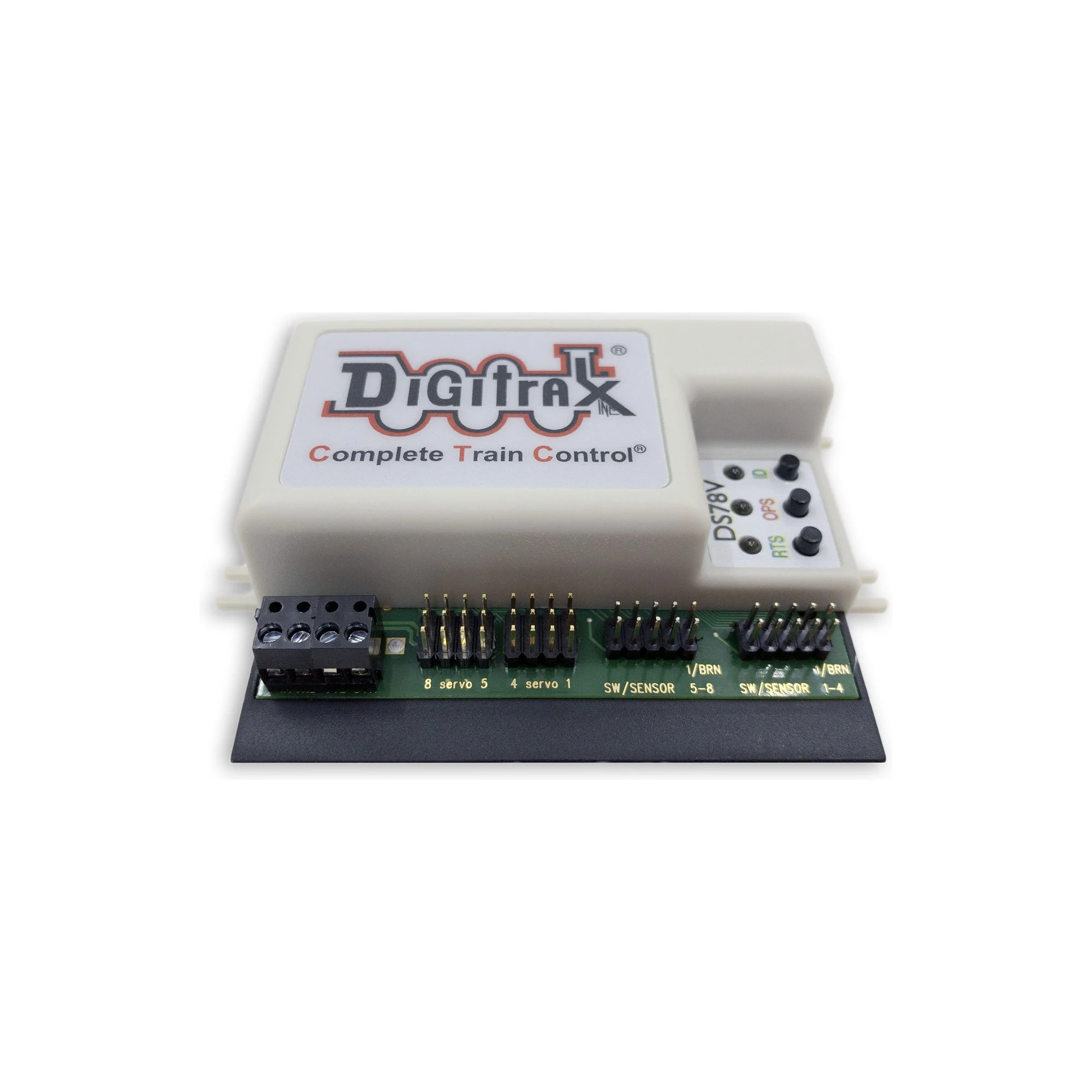 Digitrax DS78V Eight-Servo LocoNet Stationary Decoder for DCC Servo Control