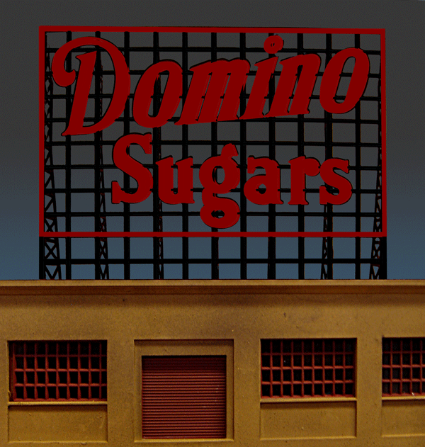 Miller Engineering Domino Sugar Billboard Sign (Lg)
