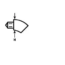 Plastruct 5/16" White Female 45° Elbow for TB-10 (5 per pack)