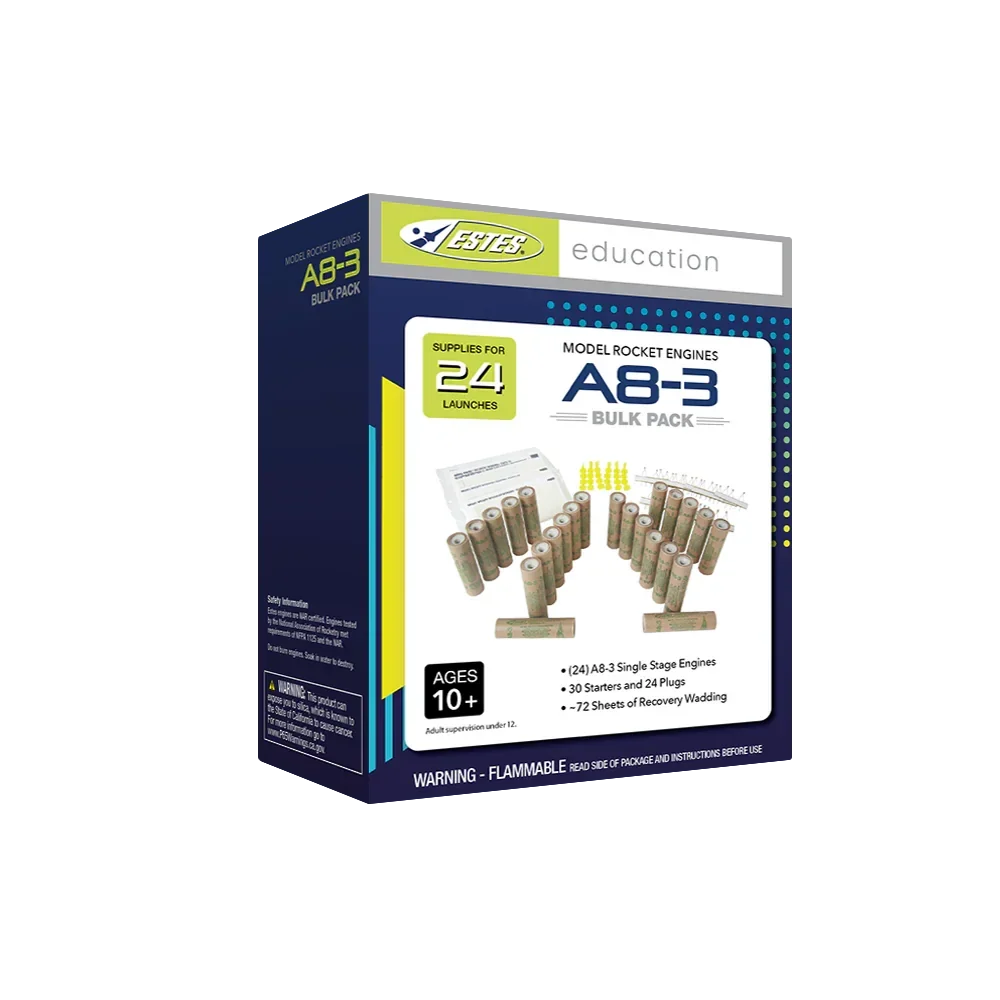 Estes Rockets A8-3 Engine Bulk Pack 1781