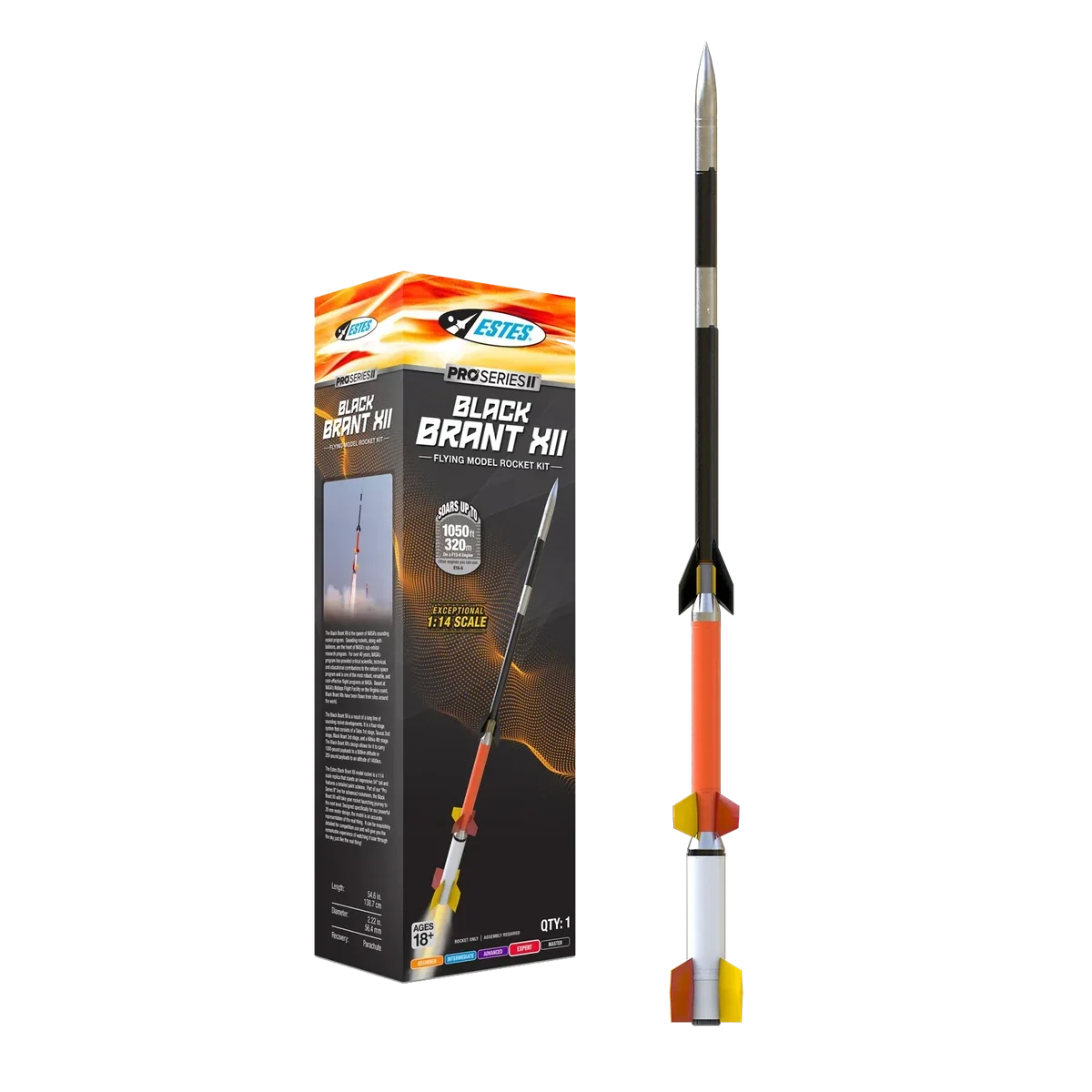 Estes Rockets Pro Series II Black Brant XII 9723