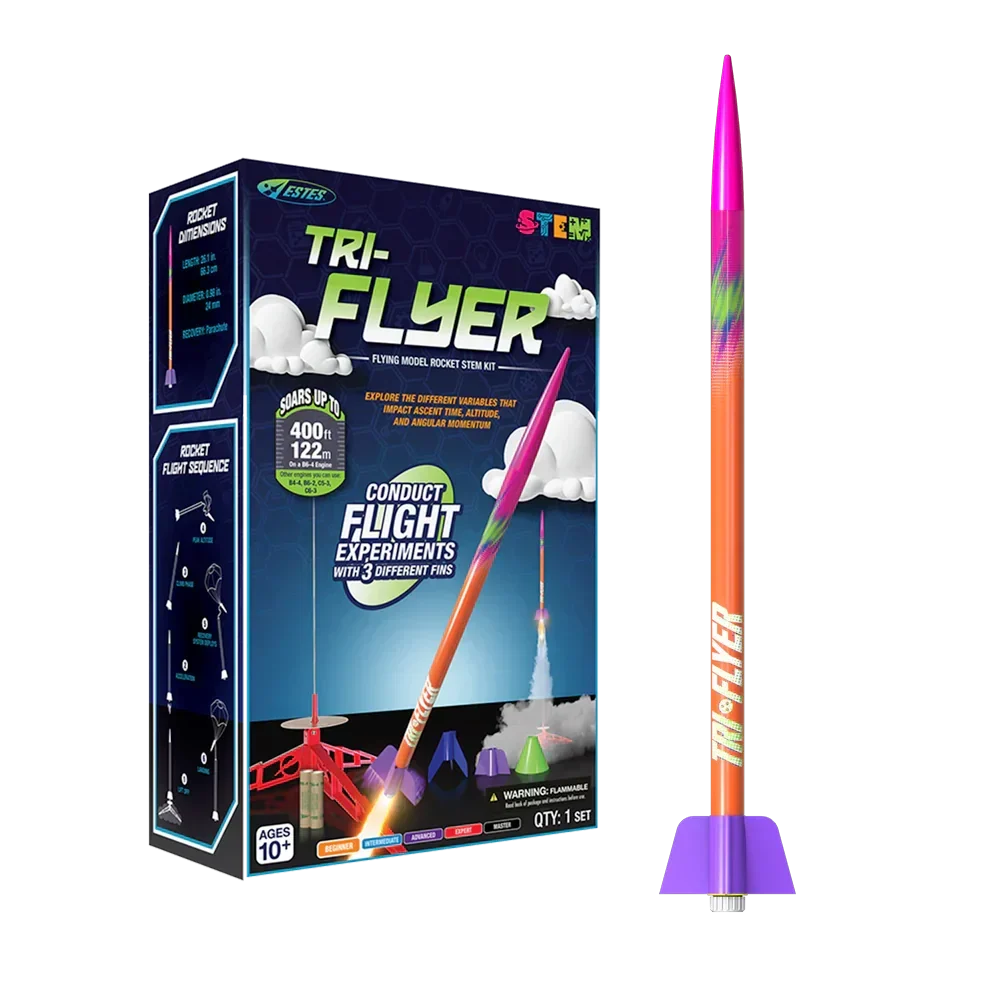 Estes Rockets Tri-Flyer Stem Kit 0647