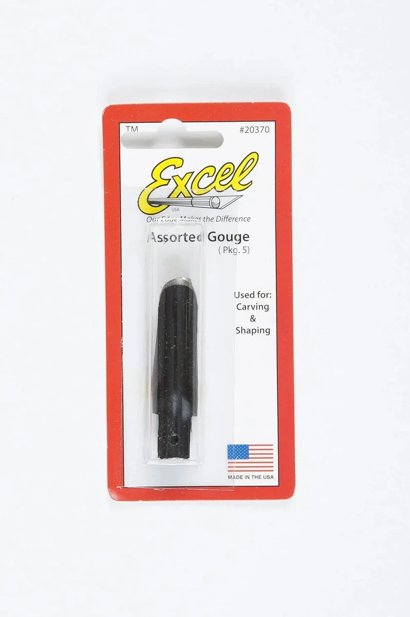 Excel 5 Assorted Gouges 20370 - Excel Hobby Tools