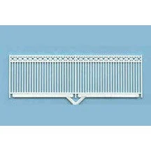 Plastruct O gauge Polystyrene Vertical Knob Fence 8" Length (2 - 4" pieces per pack)