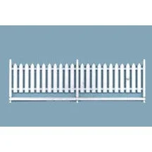 Plastruct HO gauge Polystyrene Picket Fence 8" Length (2 - 4" pieces per pack)