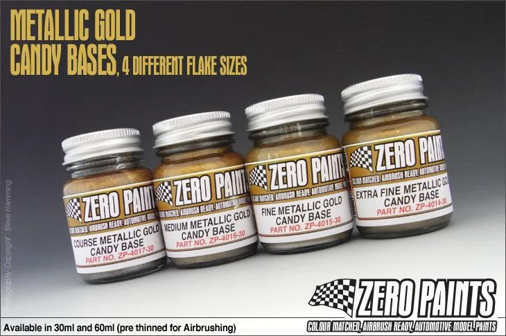 Zero Paints Fine Metallic Gold Candy Base 60ml - ZP-4015