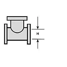 Plastruct 3/8" Gray Butyrate Check Valve for TB-12 (5 per pack)