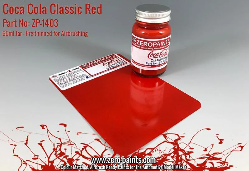 Zero Paints Coca Cola Classic Red - ZP-1403