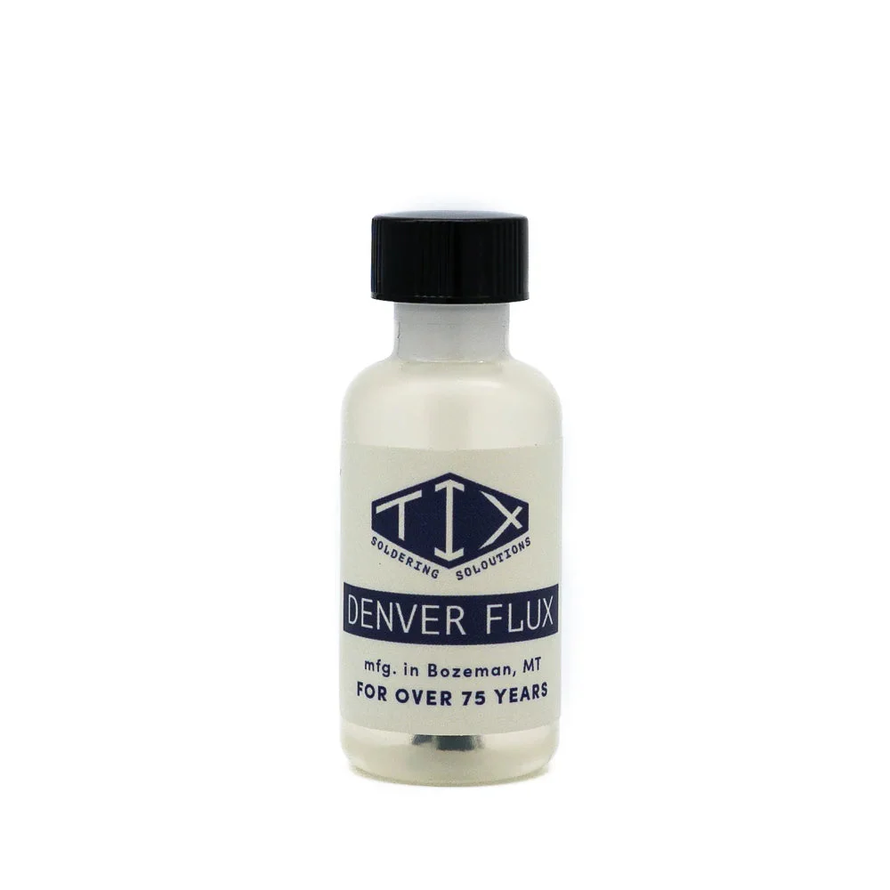 Tix Solder Solutions Tix Denver Flux 1/2oz Bottle W/ Brush - Allied Manufacturing