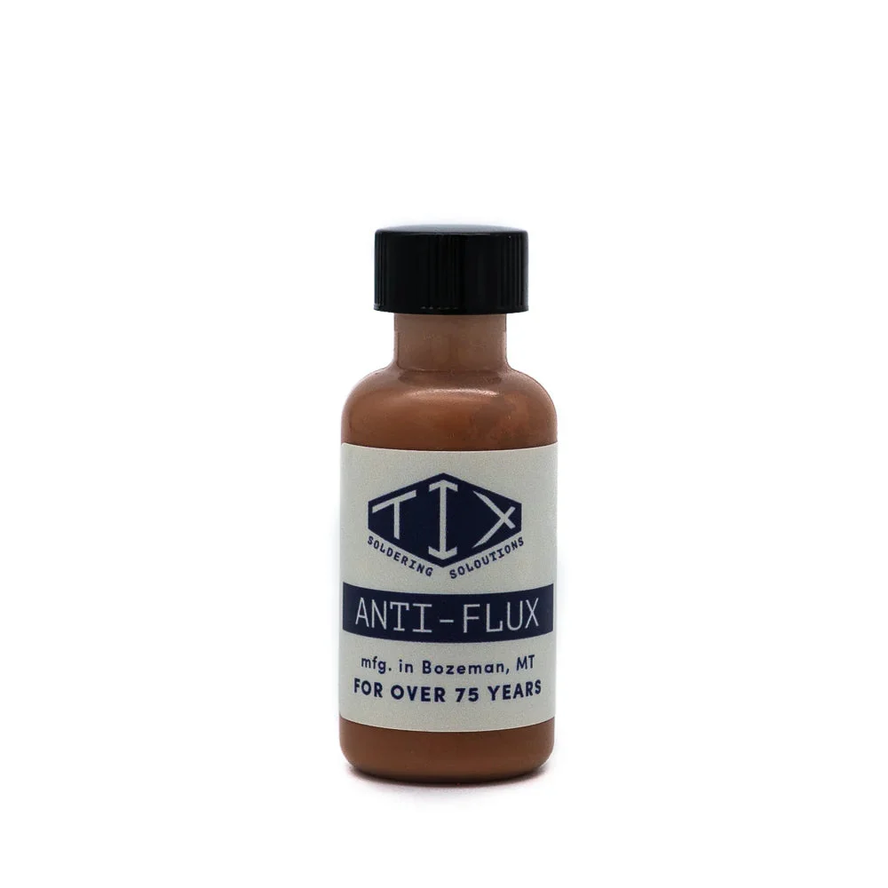 Tix Solder Solutions Tix Anti-Flux 1/2oz Bottle W/Brush
