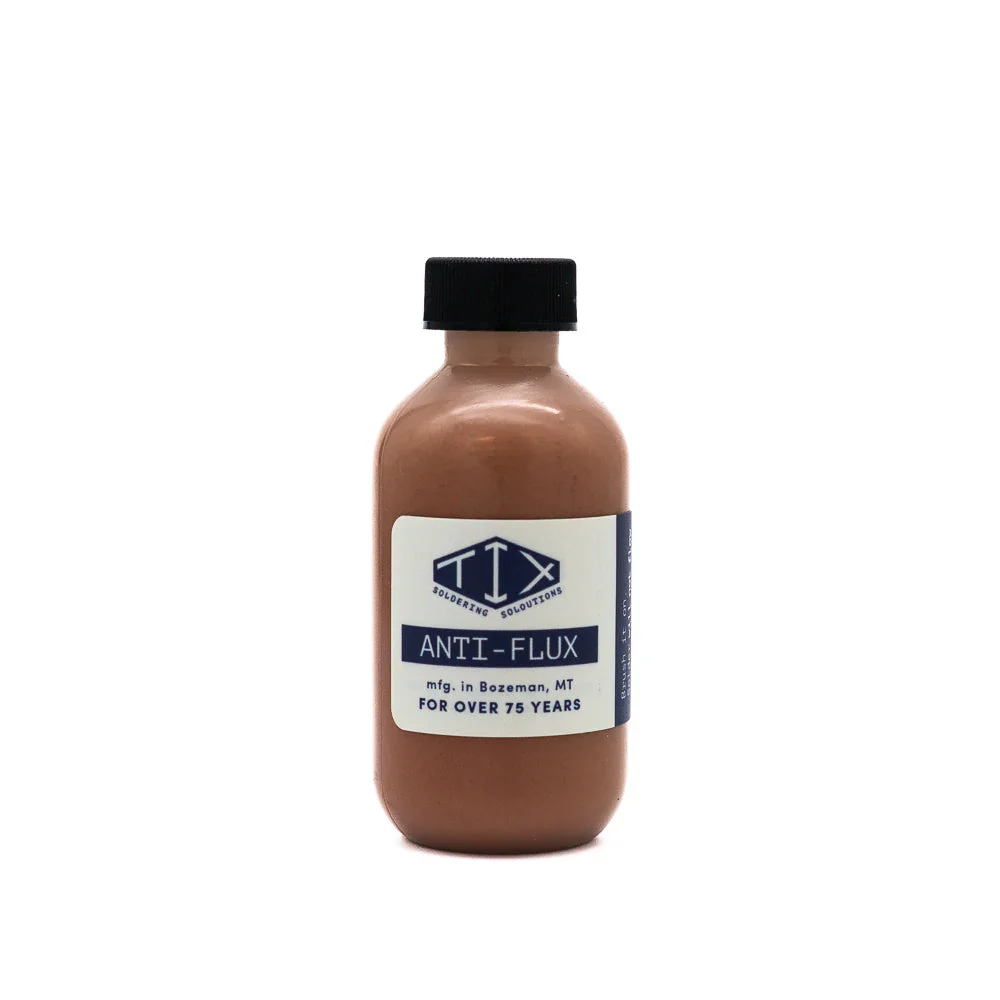 Tix Solder Solutions Tix Anti-Flux 2oz Bottle W/Brush