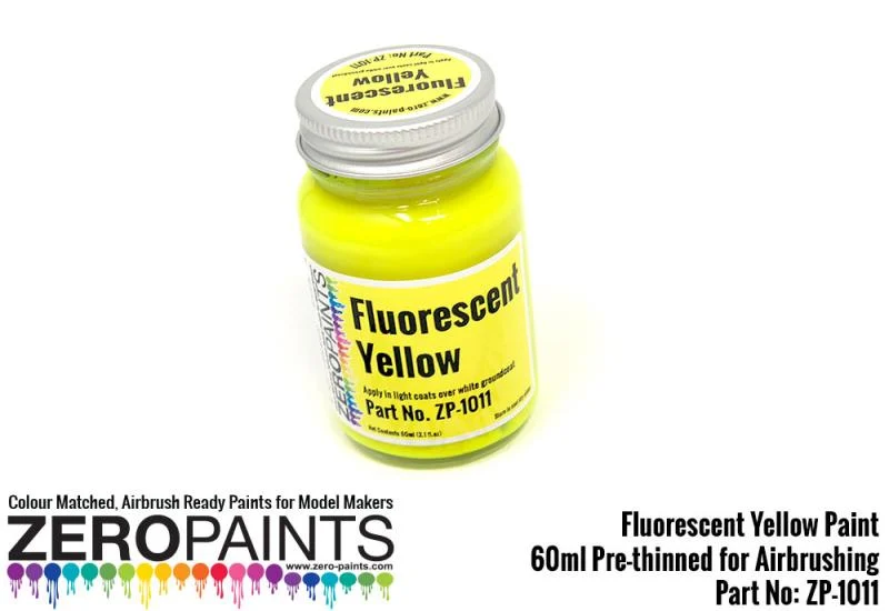 Zero Paints Fluorescent Yellow - ZP-1011
