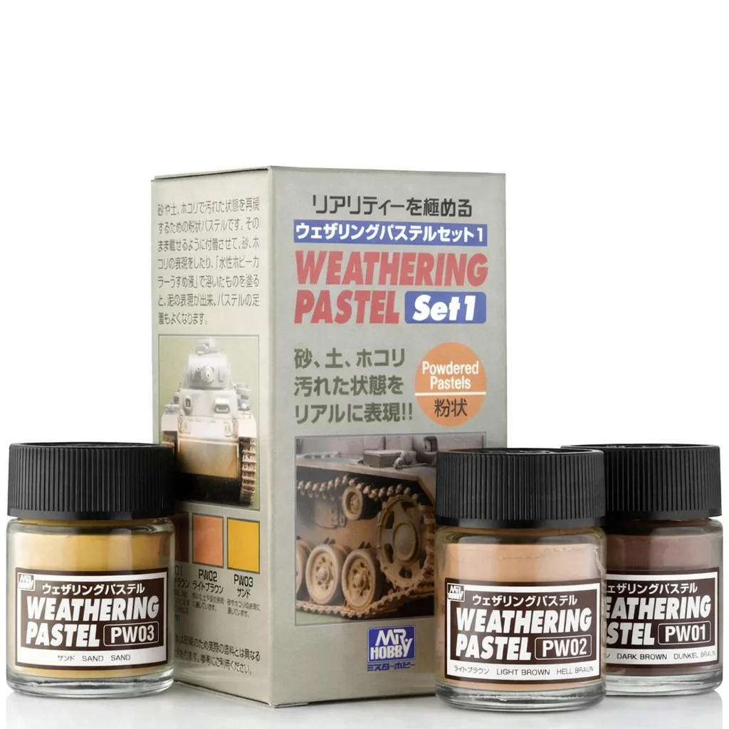 Mr Hobby Mr Weathering Pastel Set #1 - PP101