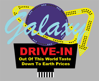 Miller Engineering Galaxy Drive In Sign