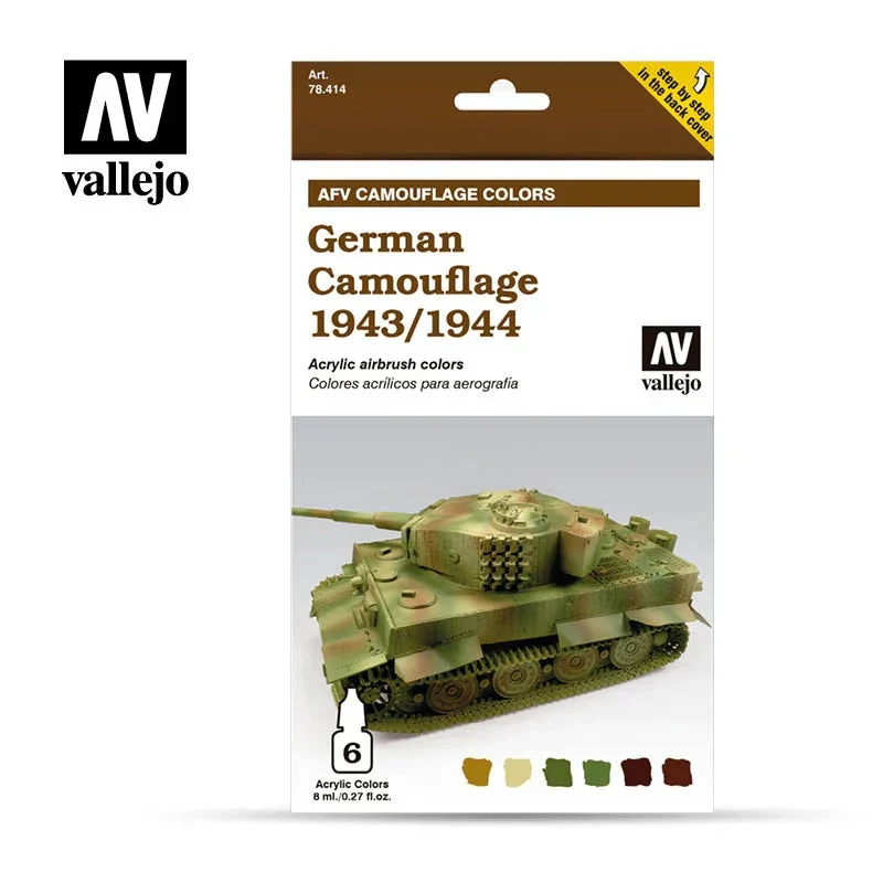 Vallejo 6ml Set of 8 (1943/1944) German Camouflage - 78414