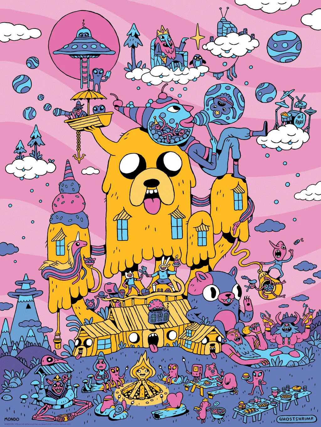 Adventure Time Poster - Ghostshrimp