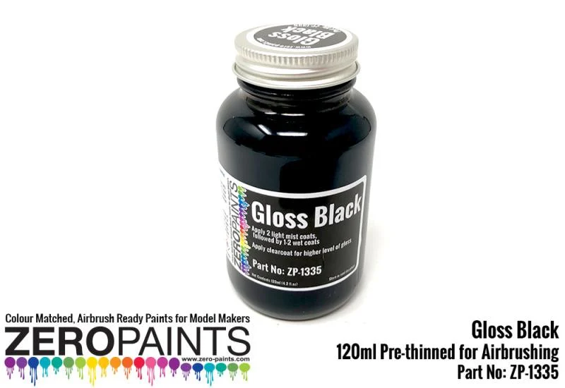 Zero Paints Gloss Black - ZP-1335