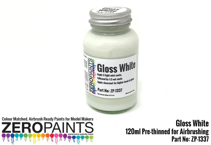 Zero Paints Gloss White - ZP-1337