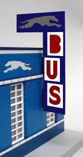 Miller Engineering Greyhound Verticle Sign (Lg)