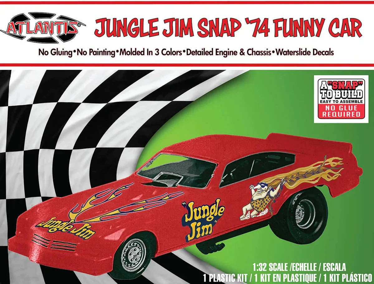 1/32 Atlantis Models Jungle Jim Snap '74 Funny Car - 1119
