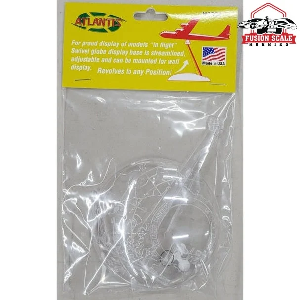 Atlantis Models Clear Swivel Aircraft Display Base