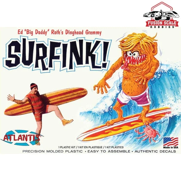 Atlantis Models Ed Big Daddy Roth Surfink Plastic Model Kit