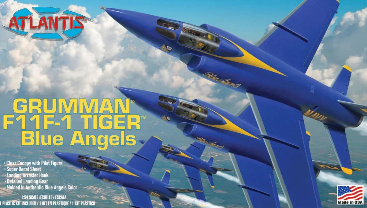 1/54 Atlantis Models F11F-1 Grumman Tiger Blue Angels-169