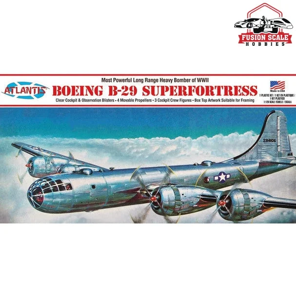Atlantis Models Boeing B-29 Superfortress 1:120 with Swivel Stand