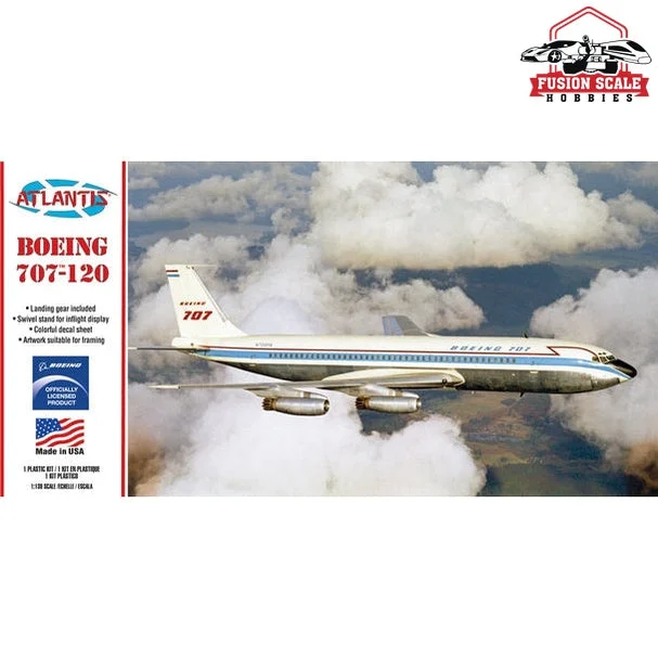 Atlantis Models Boeing 707-120 1/139 Airliner Plastic Model Kit Atlantis