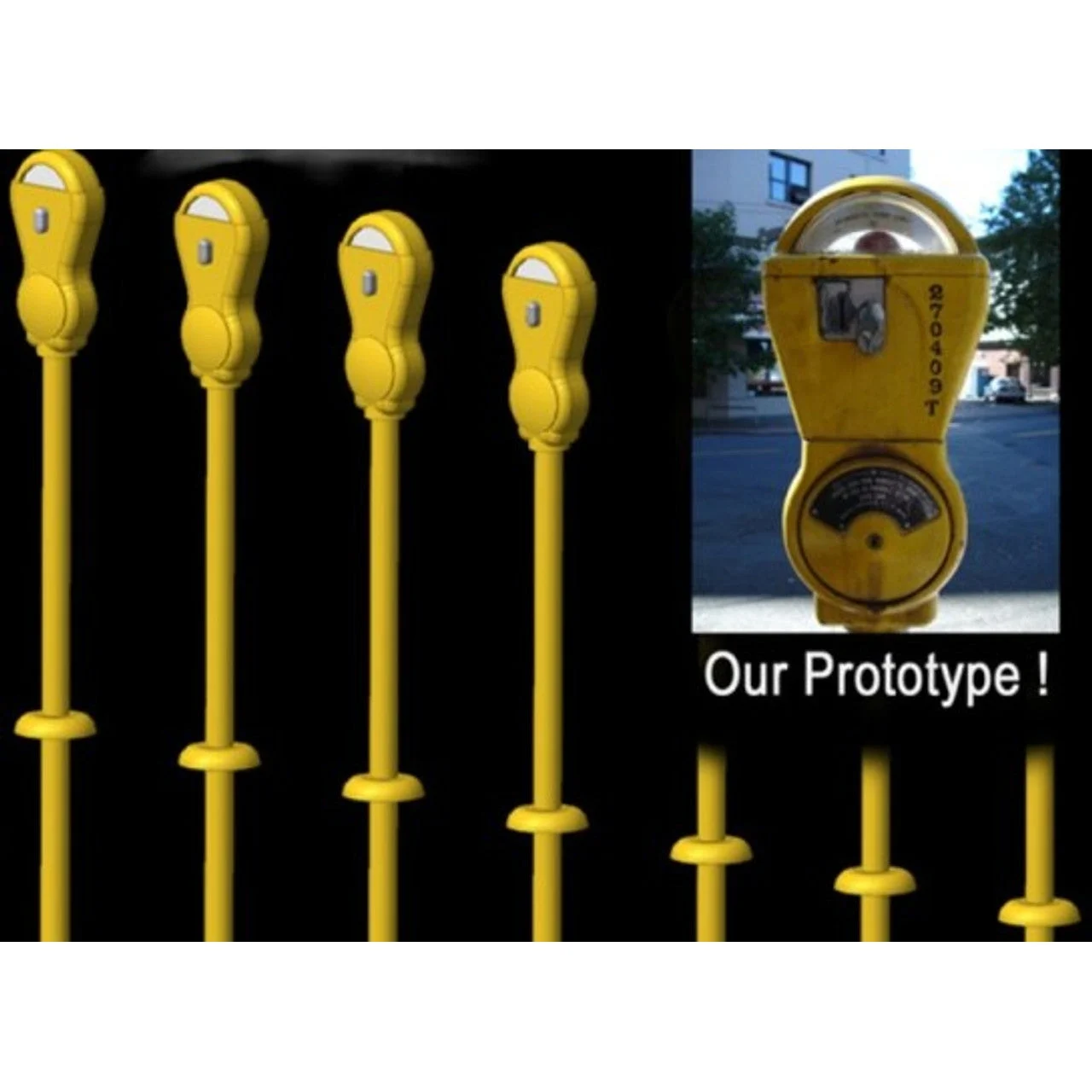 High Tech Details N Yellow Parking Meters (14)