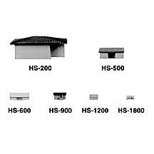 Plastruct Multi Color Polyethylene Layout Houses (7 per pack)