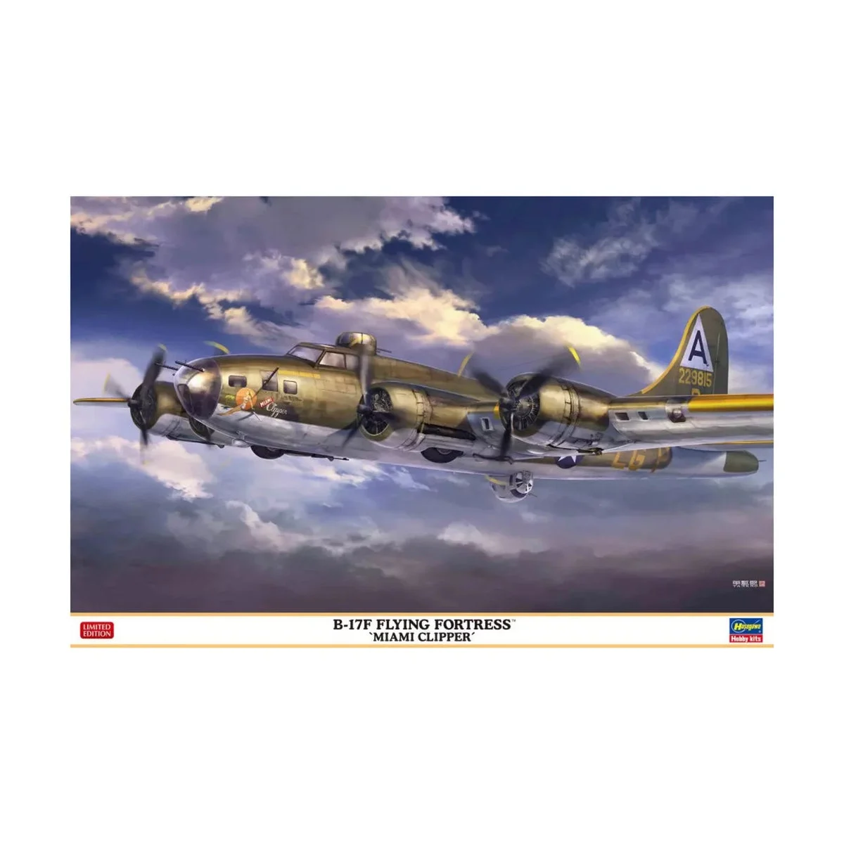 1/72 Hasegawa B-17F Flying Fortress Miami Clipper 2462