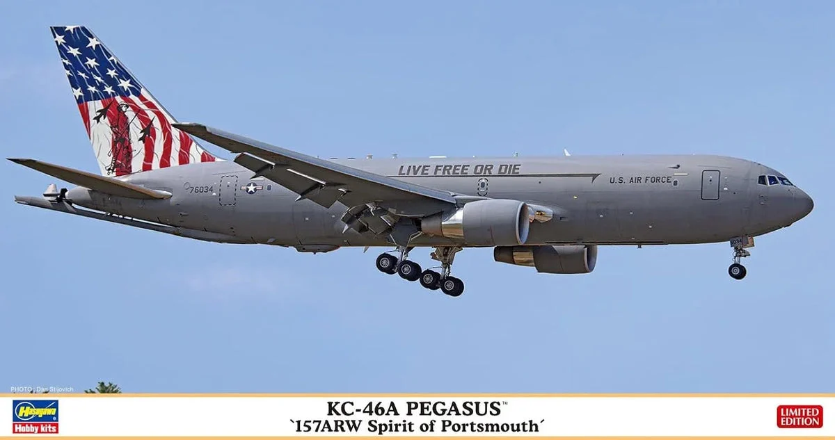 1/200 Hasegawa KC-46A Pegasus "157th Air Refueling Wing Spirit of Portsmouth" 10865