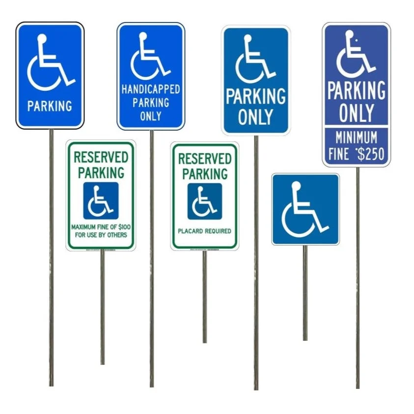 N Scale - Handicapped Parking - 2 Pack