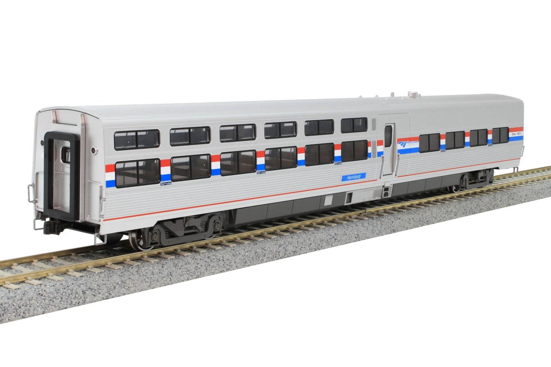 Kato HO Scale Amtrak Viewliner II Diner Phase III #68012 Harrisburg