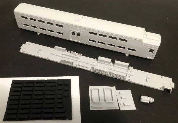 HO Scale Highliner MU Car Kit (Metra, RTA, IC) - Fusion Scale Graphics