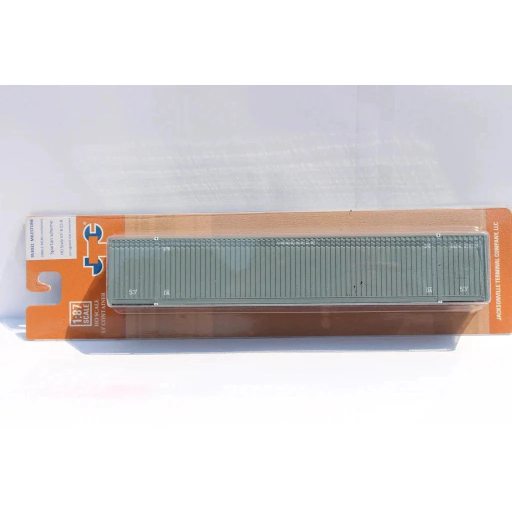 Jacksonville Terminal HO Scale Milestone Containers - Single Pack 53' High Cube Containers Single Pack - JTC 953032