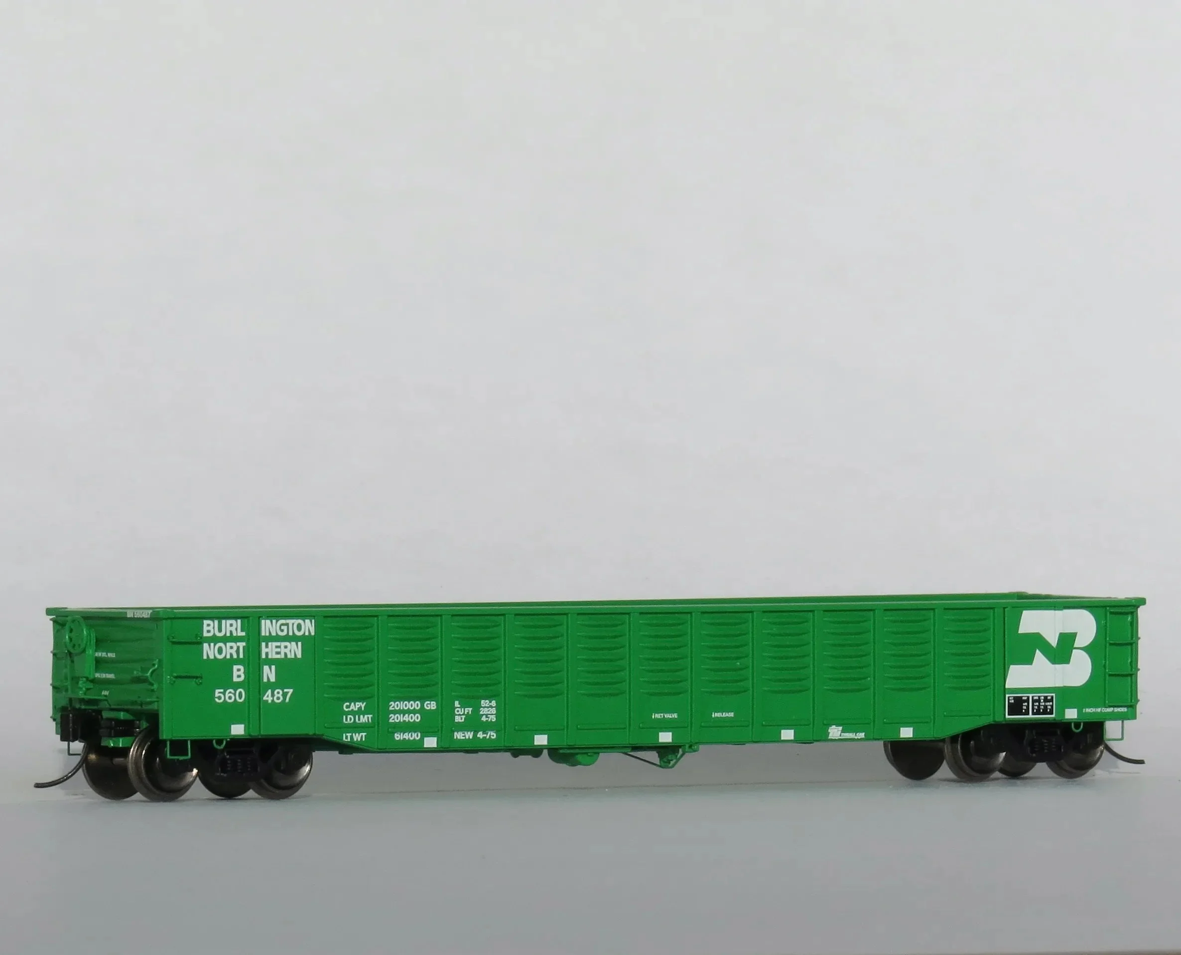 Trainworx N Scale Burlington Northern BN 560601 52'6" Gondola 25211-21