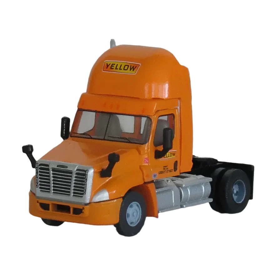 Trainworx N Scale YELLOW Freightliner Cascadia Semi Truck #47519